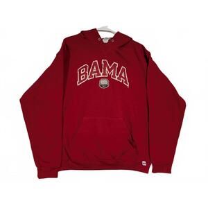 Russell Athletic Bama BCS National Championship Red Alabama Hoodie Mens Large